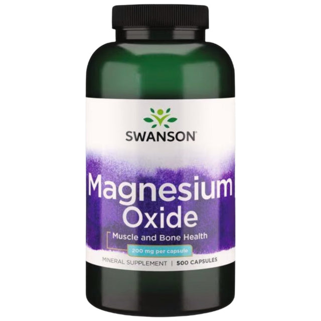 Magnesium Oxide - 500 capsules - Nutra Best Europe