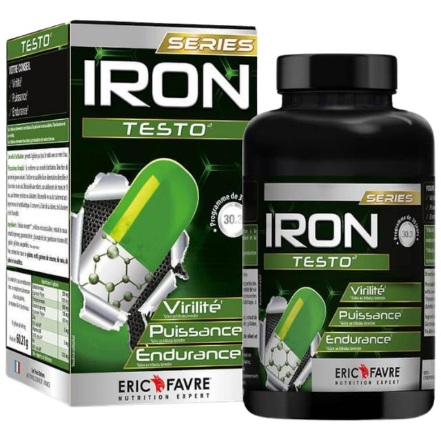 IRON | Testo Booster - 90 capsules - Nutra Best Europe