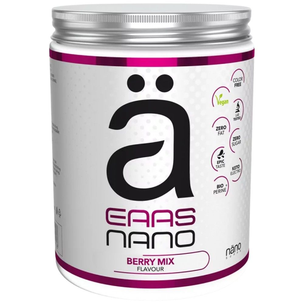 EAA Nano | with Electrolytes & Bioperine - 420 grams - Nutra Best Europe