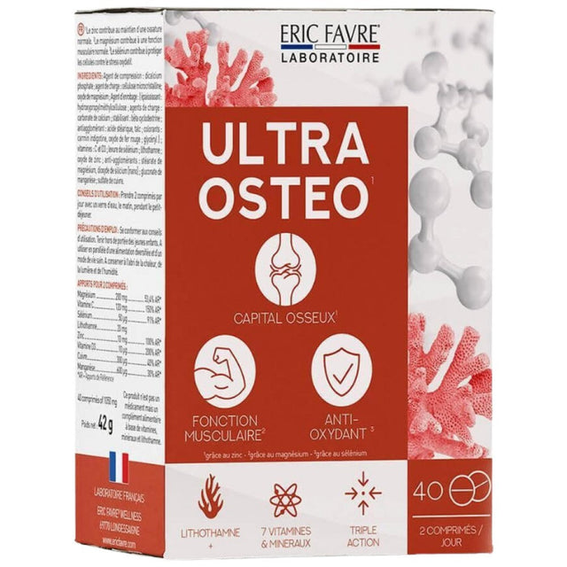 Ultra Osteo - 40 capsules - Nutra Best Europe