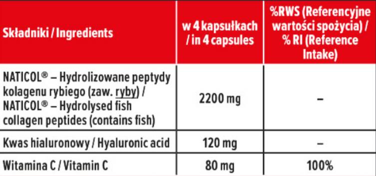 Marine Collagen 550 mg - 120 capsules - Nutra Best Europe