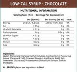 Fit Cuisine Low-Cal Syrup | Chocolate - 425 ml - Nutra Best Europe