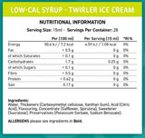 Fit Cuisine Low-Cal Syrup | Twirler Ice Cream - 425 ml - Nutra Best Europe
