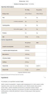 Pre-Workout Shot 60 ml - Nutra Best Europe