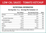 Fit Cuisine Low-Cal Sauce | Tomato Ketchup - 425 ml - Nutra Best Europe