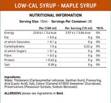 Fit Cuisine Low-Cal Syrup | Maple - 425 ml - Nutra Best Europe