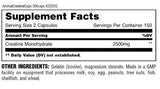 Animal Creatine Micronized Capsules - 300 capsules - Nutra Best Europe