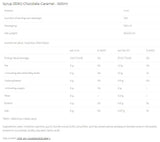 Syrup Zero - Chocolate Caramel - 500 ml - Nutra Best Europe