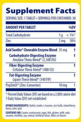 Acid Soothe Chewable - 60 Chewable Tablets - Nutra Best Europe