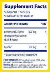 Berberine 800 mg - 120 capsules - Nutra Best Europe