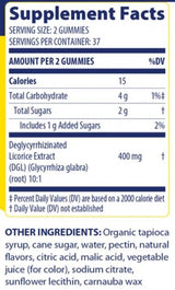 DGL Stomach Soothe Gummies - 74 gummies - Nutra Best Europe