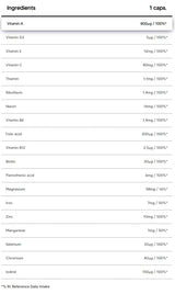 Vit & Min | Daily Formula - 120 capsules - Nutra Best Europe