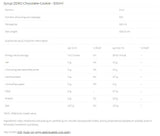 Syrup Zero - Chocolate Cookies - 500 ml - Nutra Best Europe