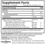 Aqua Biome Omega-3 Classic Strength 1200 mg - 60 Gel capsules - Nutra Best Europe