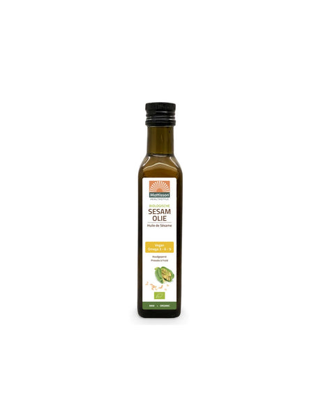 Sesame oil (cold pressed) BIO, 250 ml - Nutra Best Europe