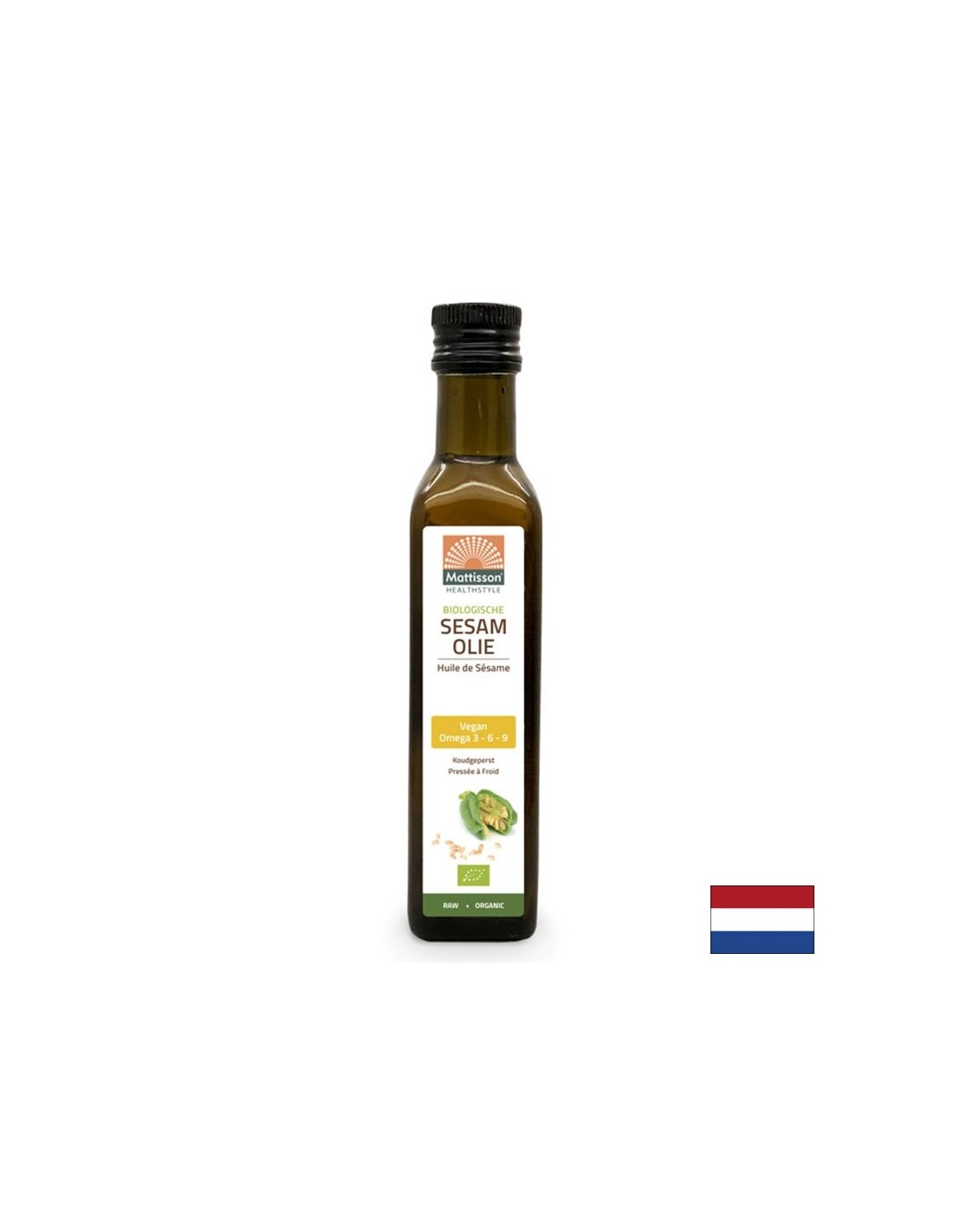 Sesame oil (cold pressed) BIO, 250 ml - Nutra Best Europe