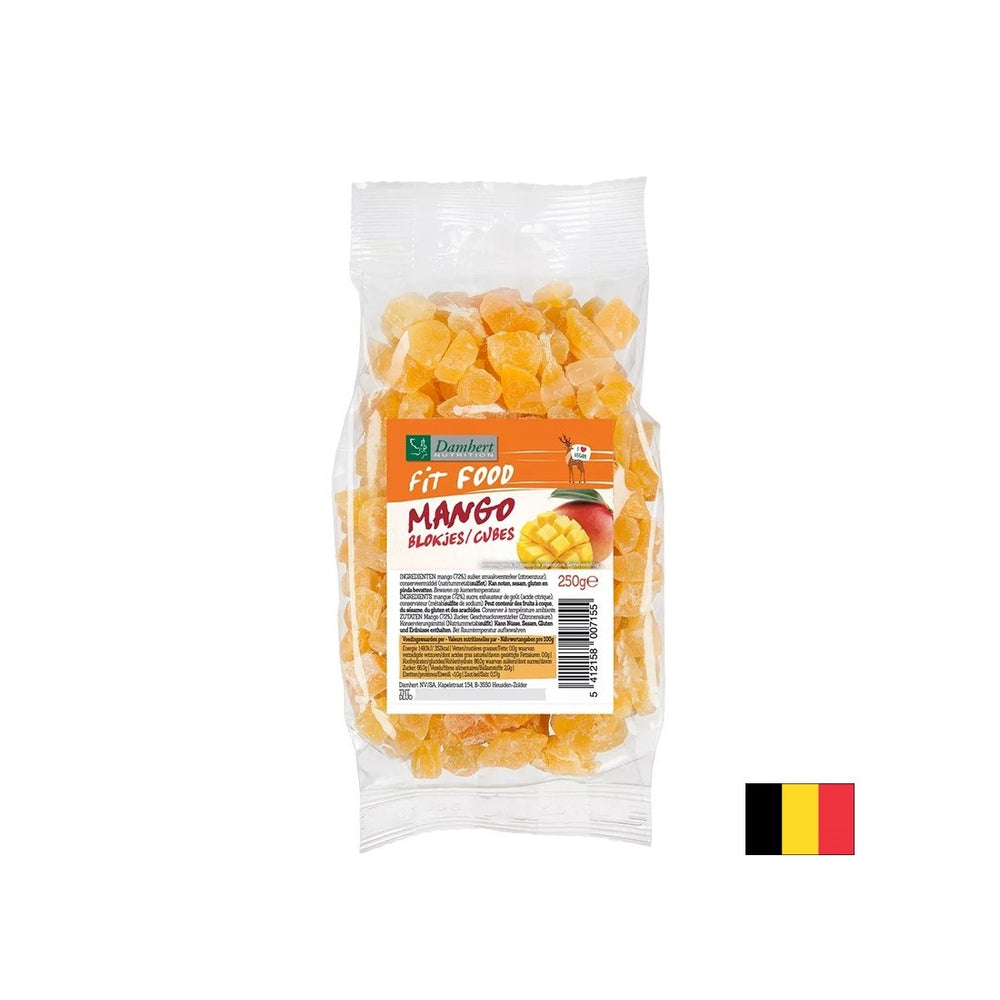 Dried mango diced, 250 g - Nutra Best Europe
