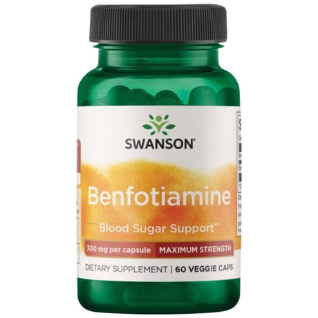 Benfotiamine 300 mg - Maximum Strength - 60 capsules - Nutra Best Europe