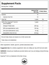 100% Pure Krill Oil 500 mg - 60 Softgels - Nutra Best Europe