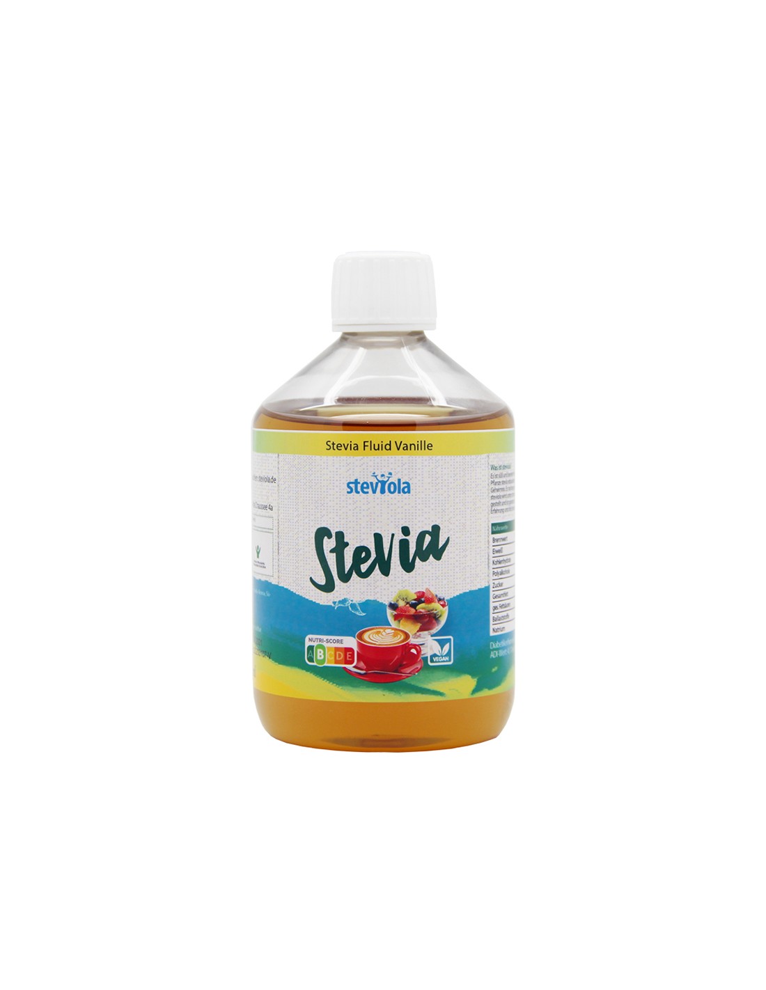 Liquid stevia with vanilla aroma - Steviola, 500 ml - Nutra Best Europe