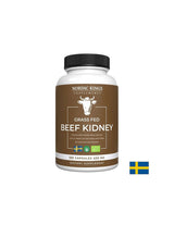 Beef kidneys from grass-fed animals (Organic), 180 capsules Nordic Kings - Nutra Best Europe