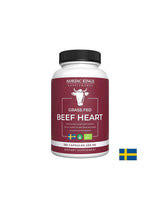 Beef heart from grass-fed animals (Organic), 180 capsules Nordic Kings - Nutra Best Europe