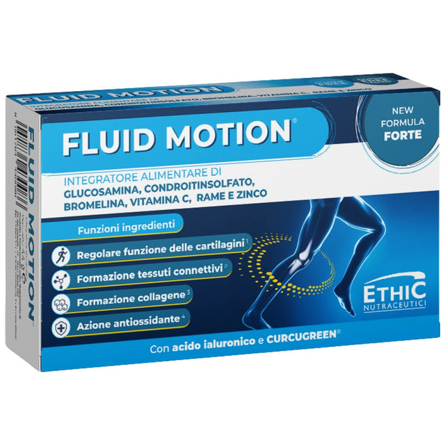 FLUID MOTION | with Bromelain & BCM95® Curcumin - 30 Tablets - Nutra Best Europe
