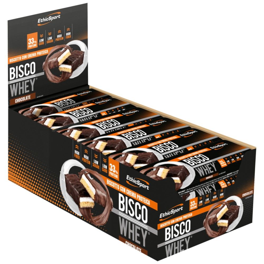 BISCO WHEY High Protein Bar - 24 x 40 grams - Nutra Best Europe