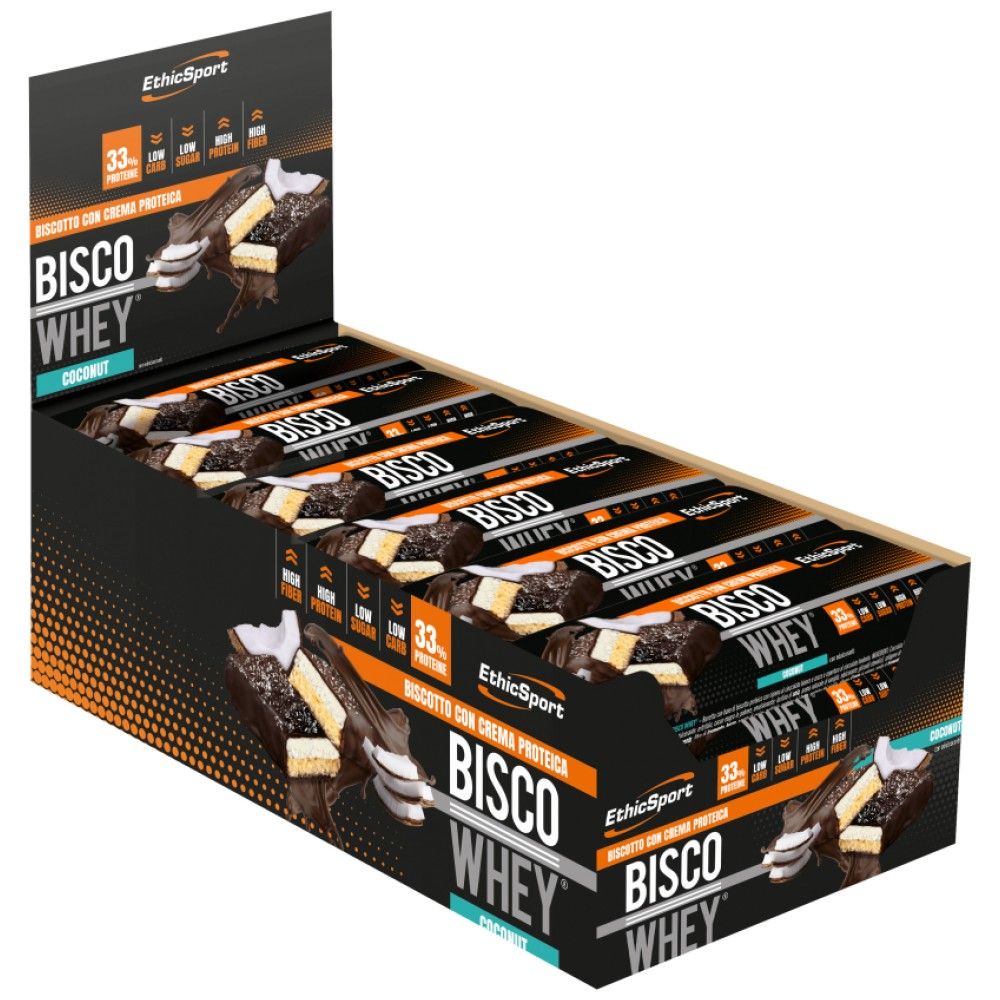 BISCO WHEY High Protein Bar - 24 x 40 grams - Nutra Best Europe