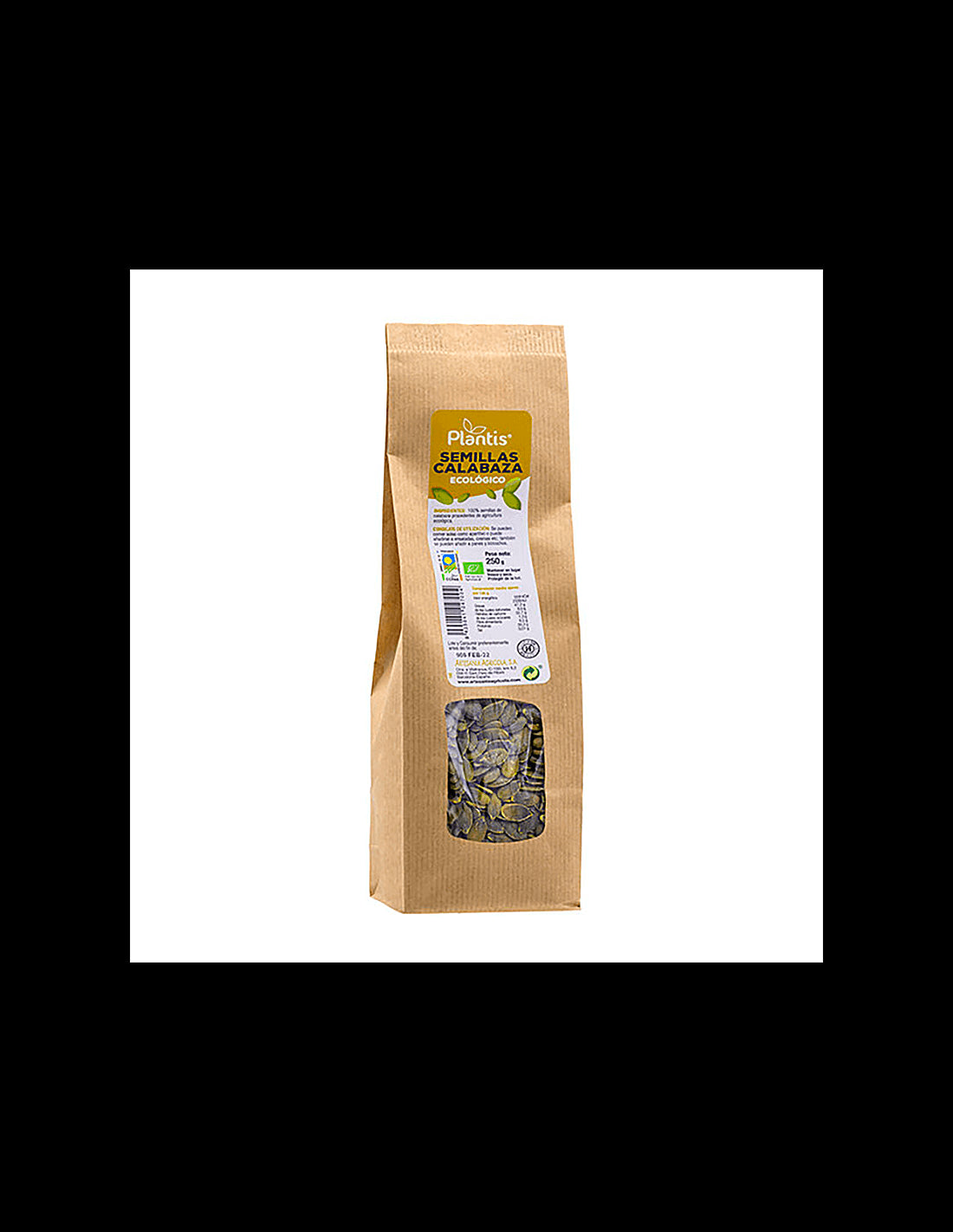 Pumpkin seeds (raw) - Plantis®, BIO, 250 g - Nutra Best Europe