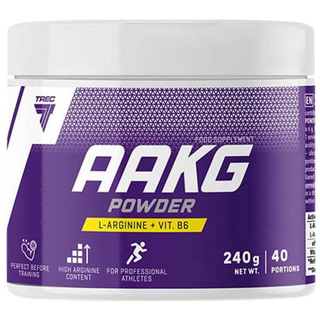 AAKG Powder | with Vitamin B6 - 240 grams - Nutra Best Europe