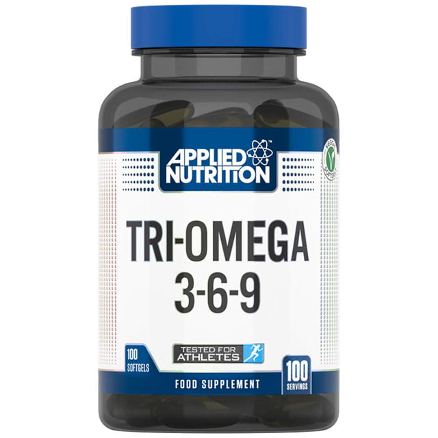 Tri-Omega 3-6-9 - 100 Gel capsules - Nutra Best Europe