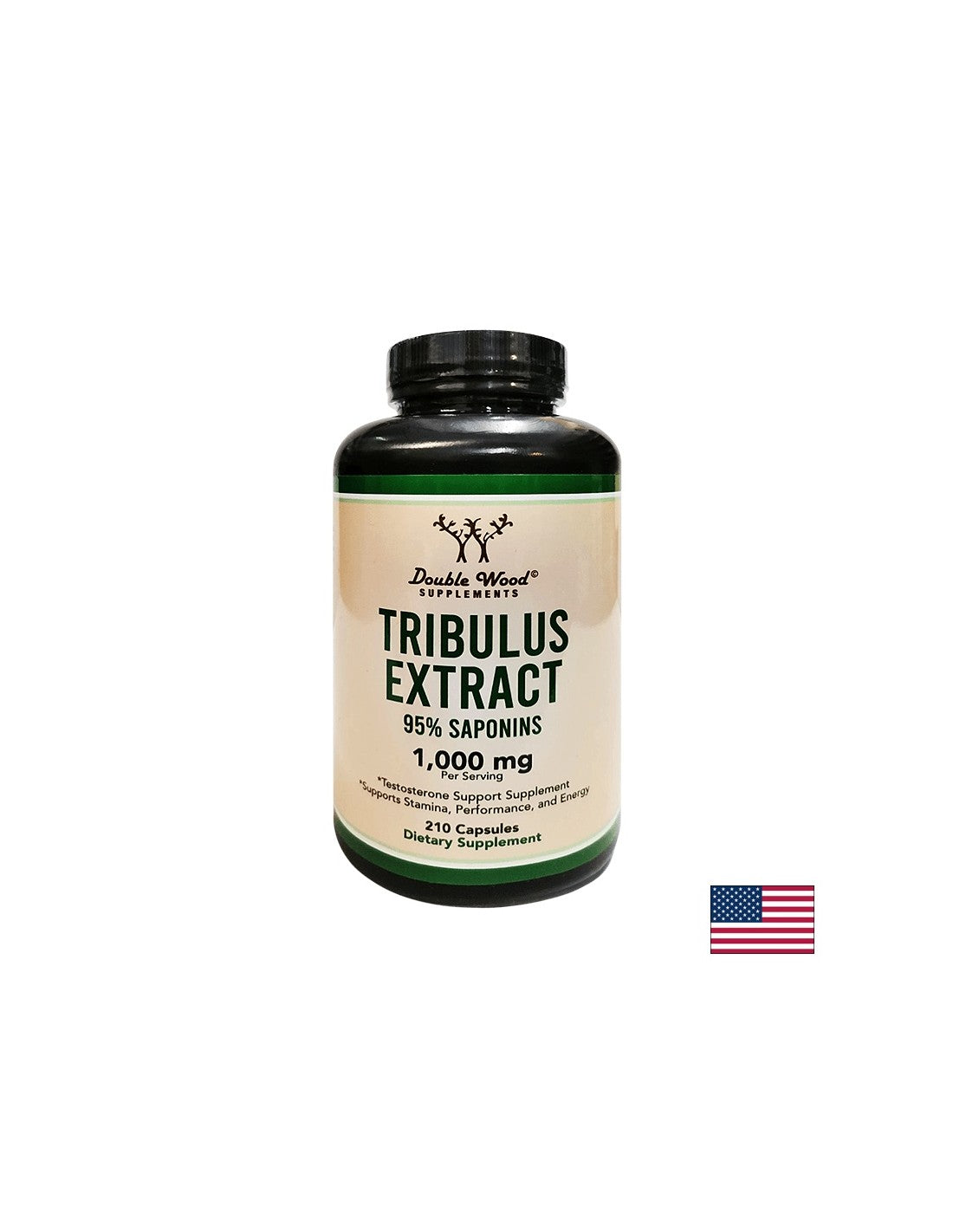 Tribulus Extract, 210 capsules Double Wood - Nutra Best Europe