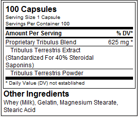 Tribulus Pro - 100 capsules - Nutra Best Europe