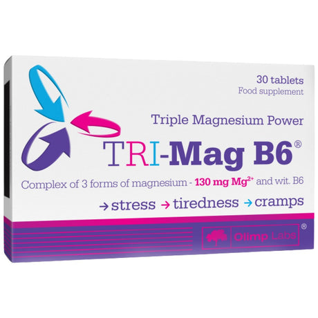 TriI-Mag B6 - 30 Tablets - Nutra Best Europe