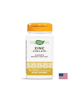 Zinc Chelate/ Zinc (chelate) x 100 capsules Nature's Way - Nutra Best Europe