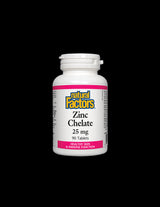 Zinc Chelate/ Zinc (chelate) 25 mg x 90 tablets Natural Factors - Nutra Best Europe