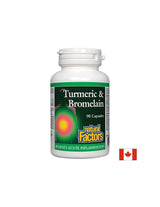 Turmeric & Bromelain - Turmeric and Bromelain, 90 capsules Natural Factors - Nutra Best Europe