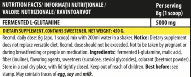 iGlutamine - 450 grams - Nutra Best Europe