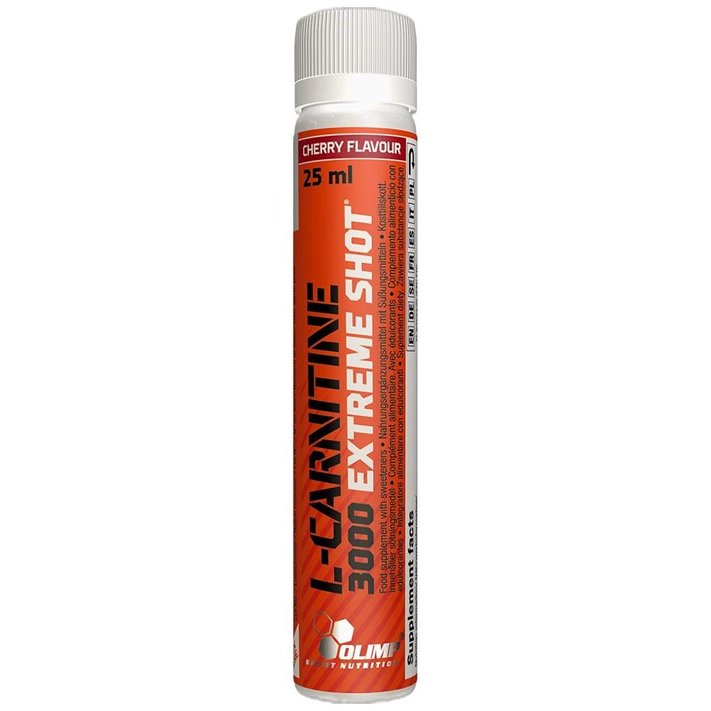 L-CARNITINE 3000 EXTREME SHOT - 25 ml - Nutra Best Europe