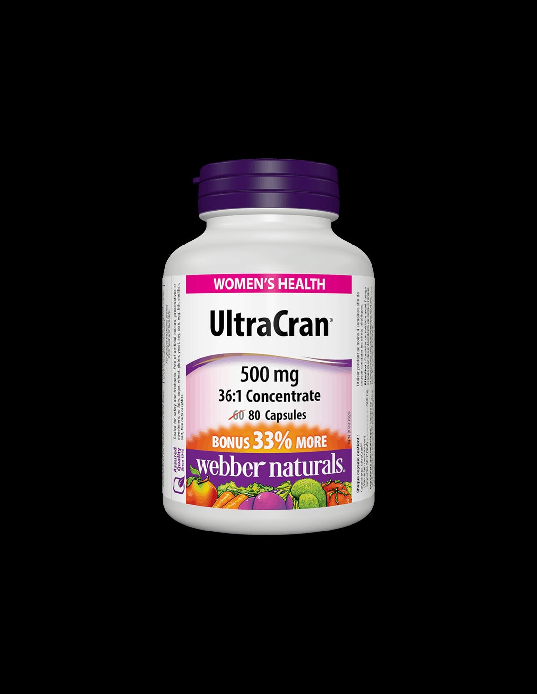 UltraCran® / Cranberry 36:1 Concentrate 500 mg x 80 capsules - Nutra Best Europe
