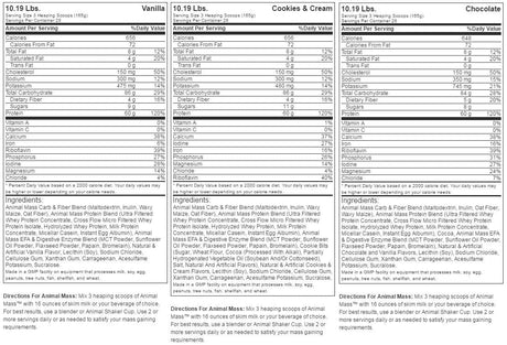 Animal Mass - 4620 grams - Nutra Best Europe