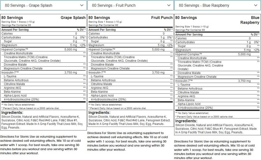 Storm - 758 grams - Nutra Best Europe