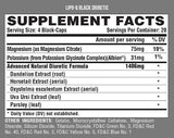 Lipo 6 Black / Diuretic - 80 capsules - Nutra Best Europe