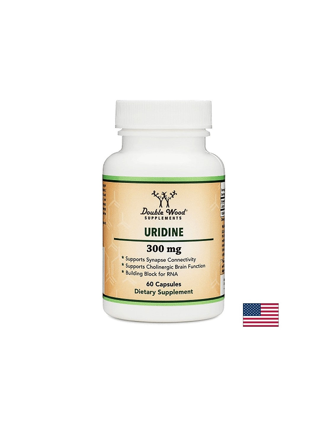 Uridine/ Uridine monophosphate, 60 capsules Double Wood - Nutra Best Europe