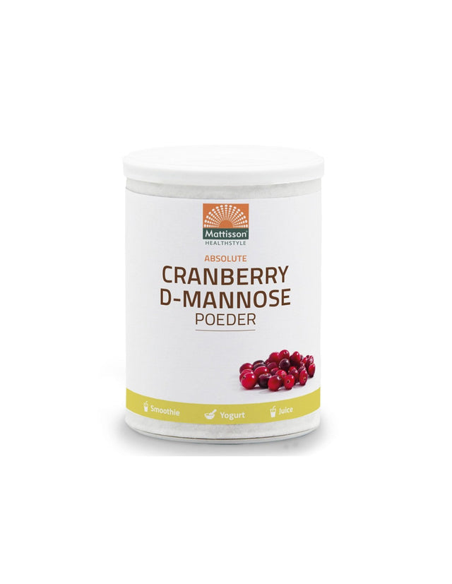 Urinary tract - Cranberry + D-Mannose, 100 g powder Mattisson Healthstyle - Nutra Best Europe