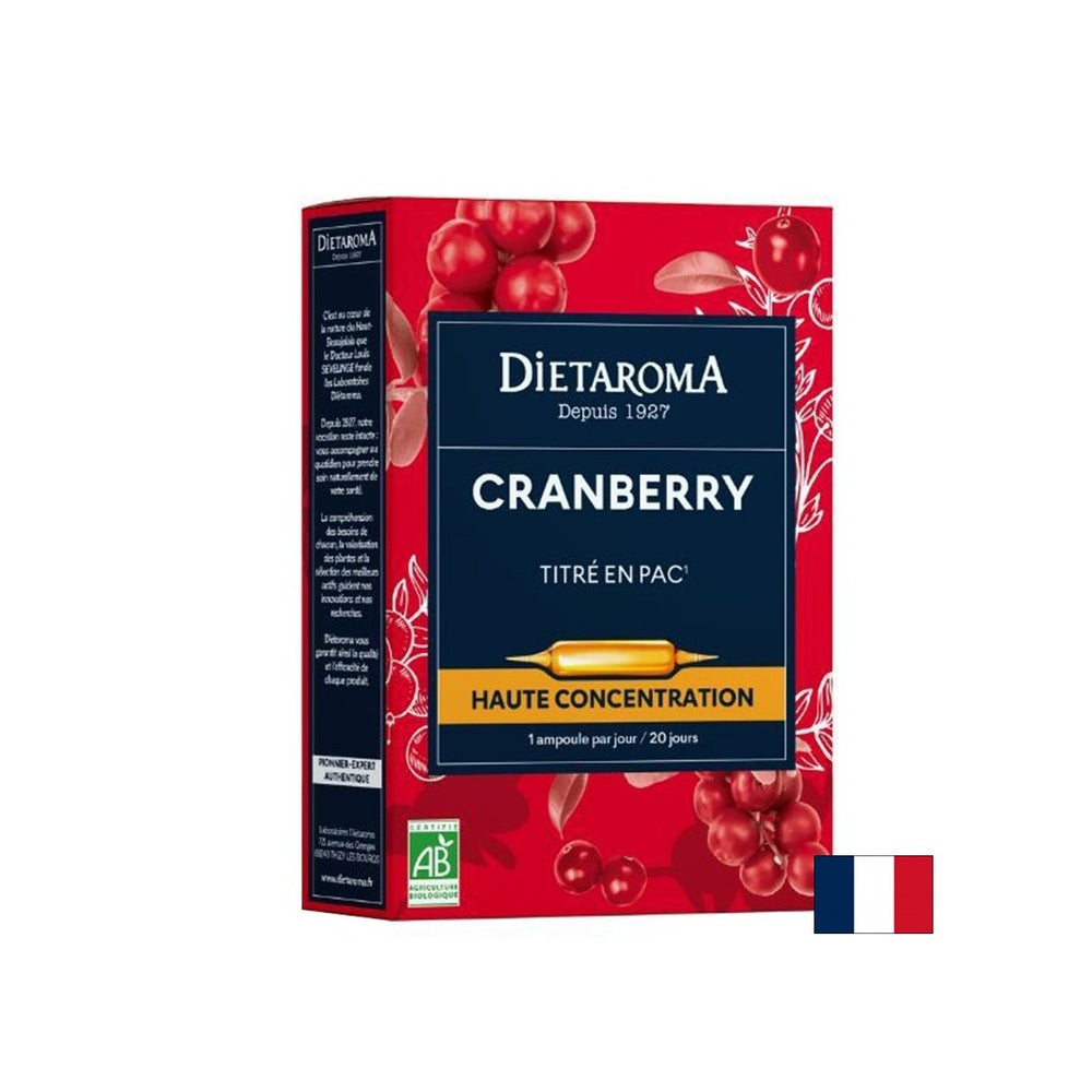 Urinary Health - Cranberry, 20 drinking ampoules - Nutra Best Europe