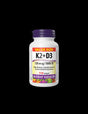 To support bones and teeth - Vitamin K2 120 µg + D3 1000 IU 25 µg x 110 softgel capsules/ 110 doses - Nutra Best Europe
