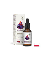 In support of blood vessels and the heart - Resveratrol, 30 ml drops Aura Herbals - Nutra Best Europe