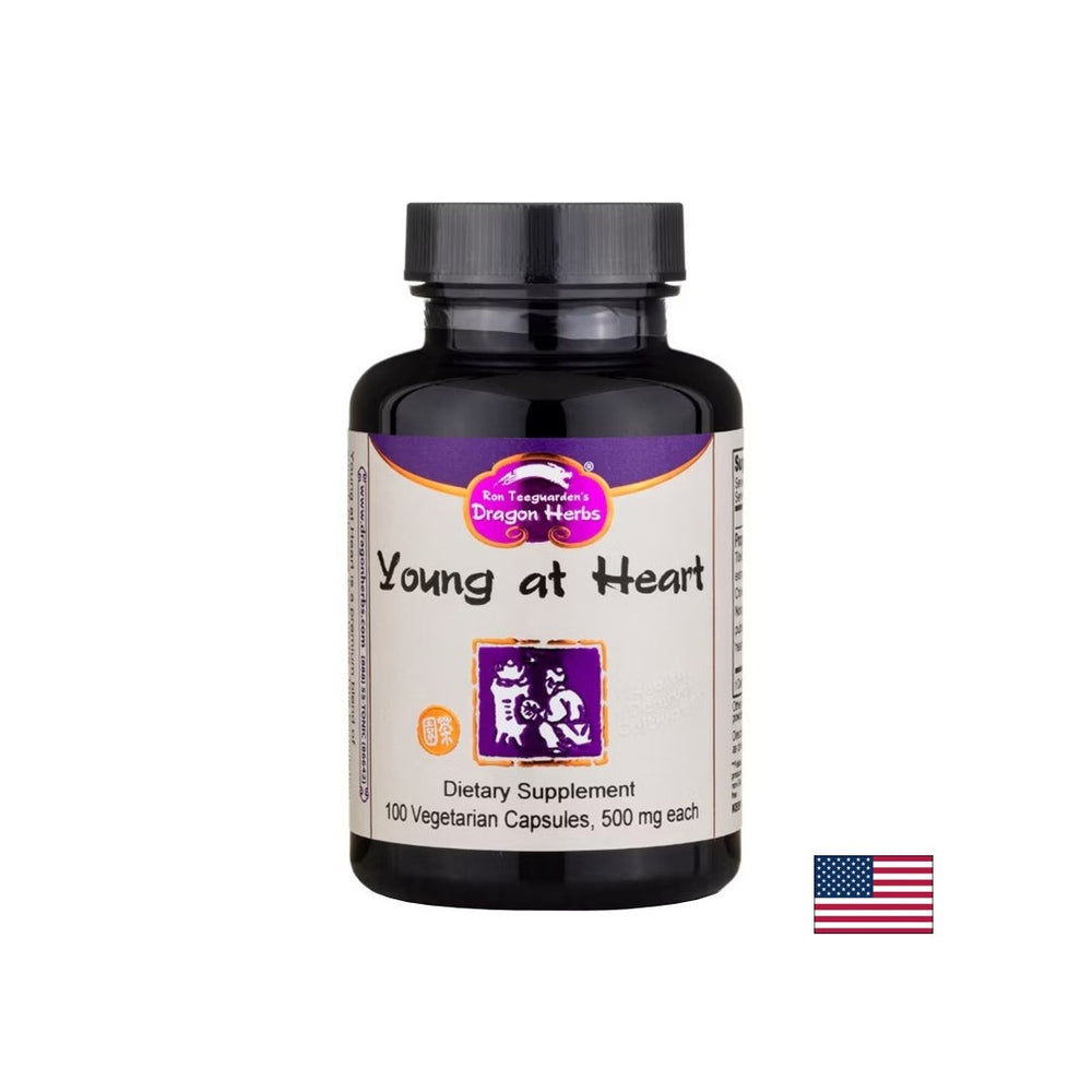 To support blood circulation and heart function - Young at Heart, 100 capsules - Nutra Best Europe